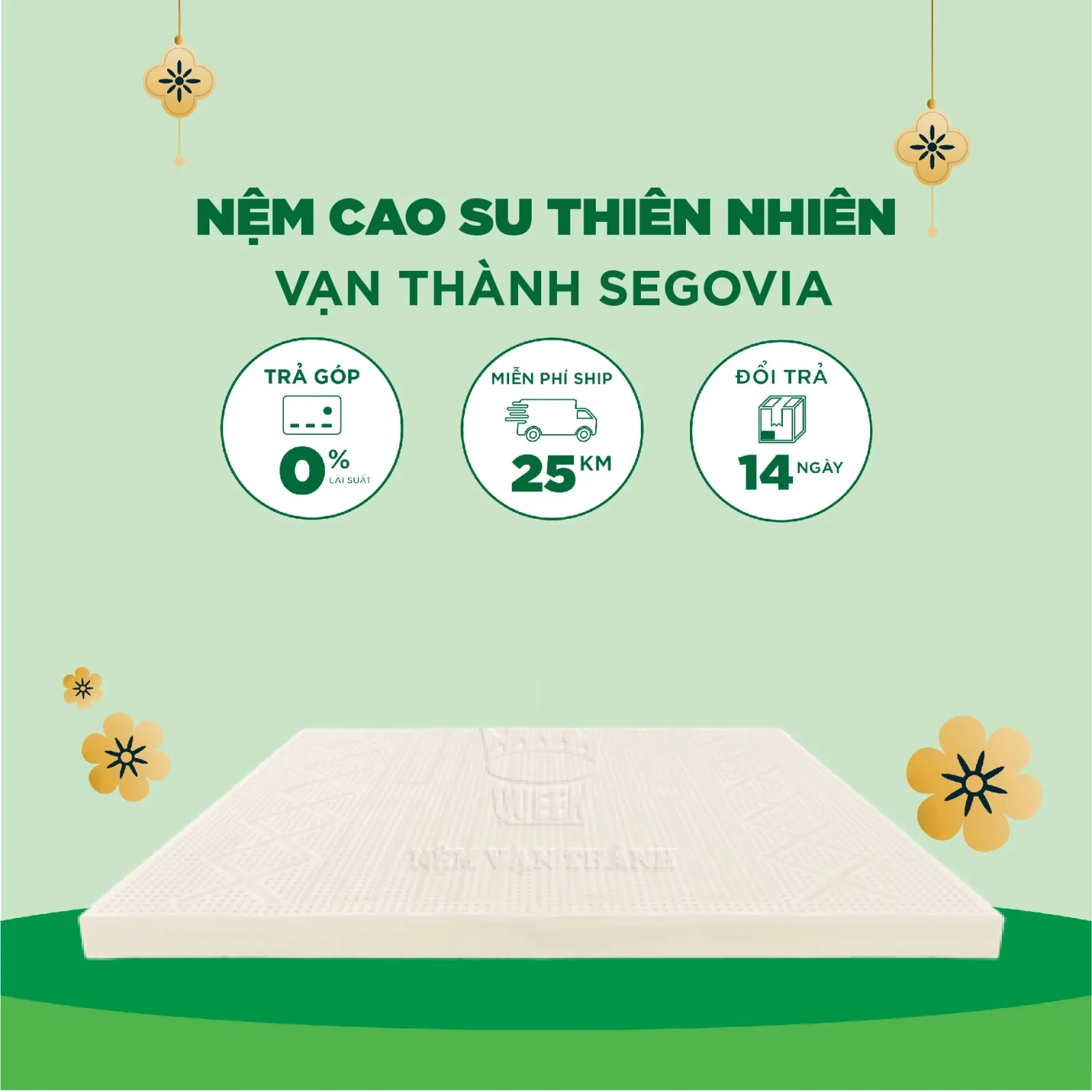 Ảnh sản phẩm Nệm Cao Su Thiên Nhiên Vạn Thành Segovia