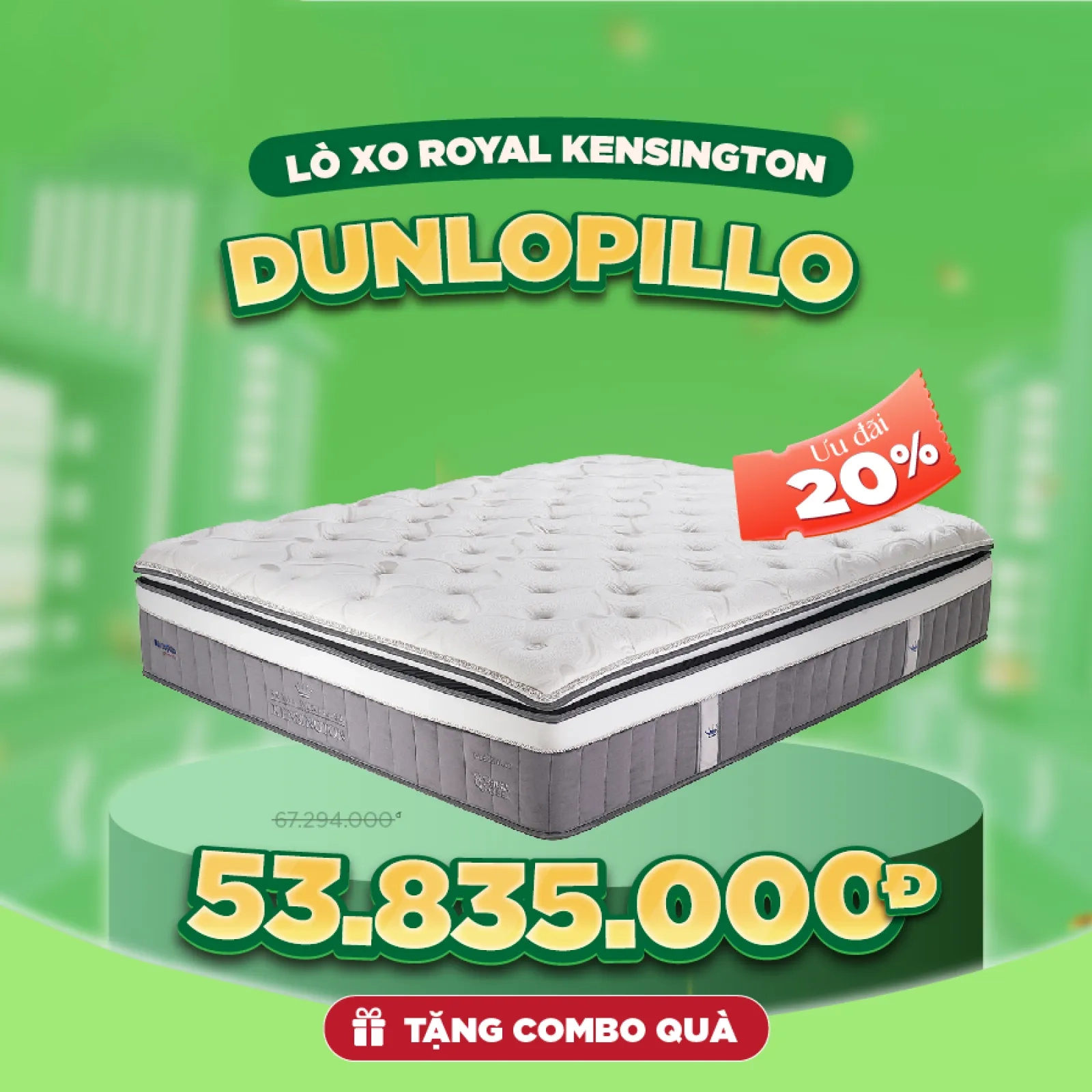 Ảnh sản phẩm Nệm Lò Xo Dunlopillo Royal Kensington