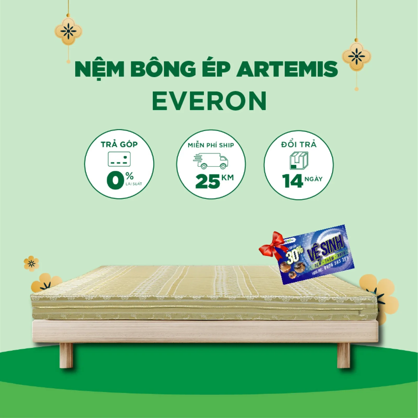 Ảnh sản phẩm Nệm Bông Ép Everon Artemis