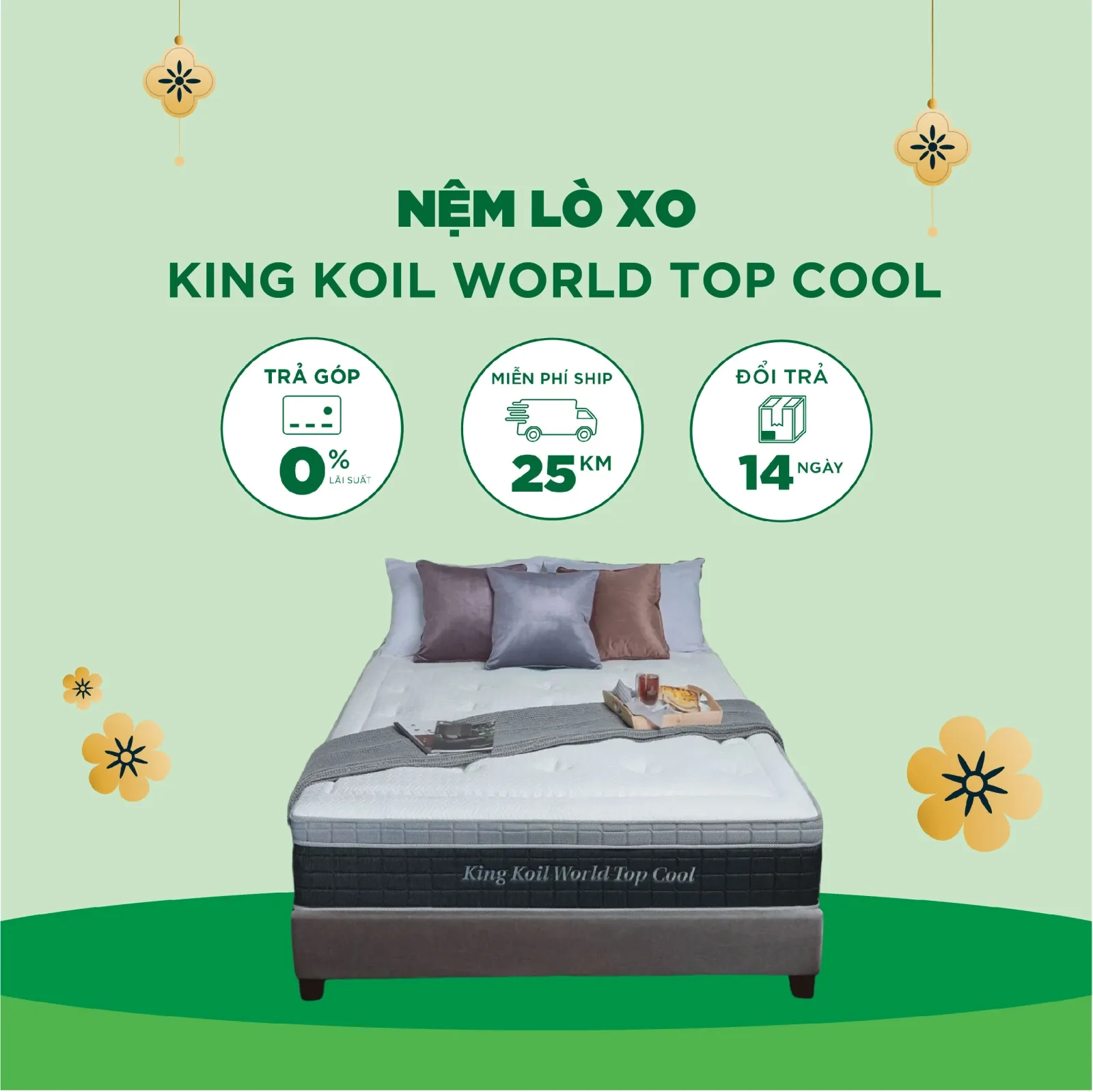 Ảnh sản phẩm Nệm lò xo King Koil World Top Cool