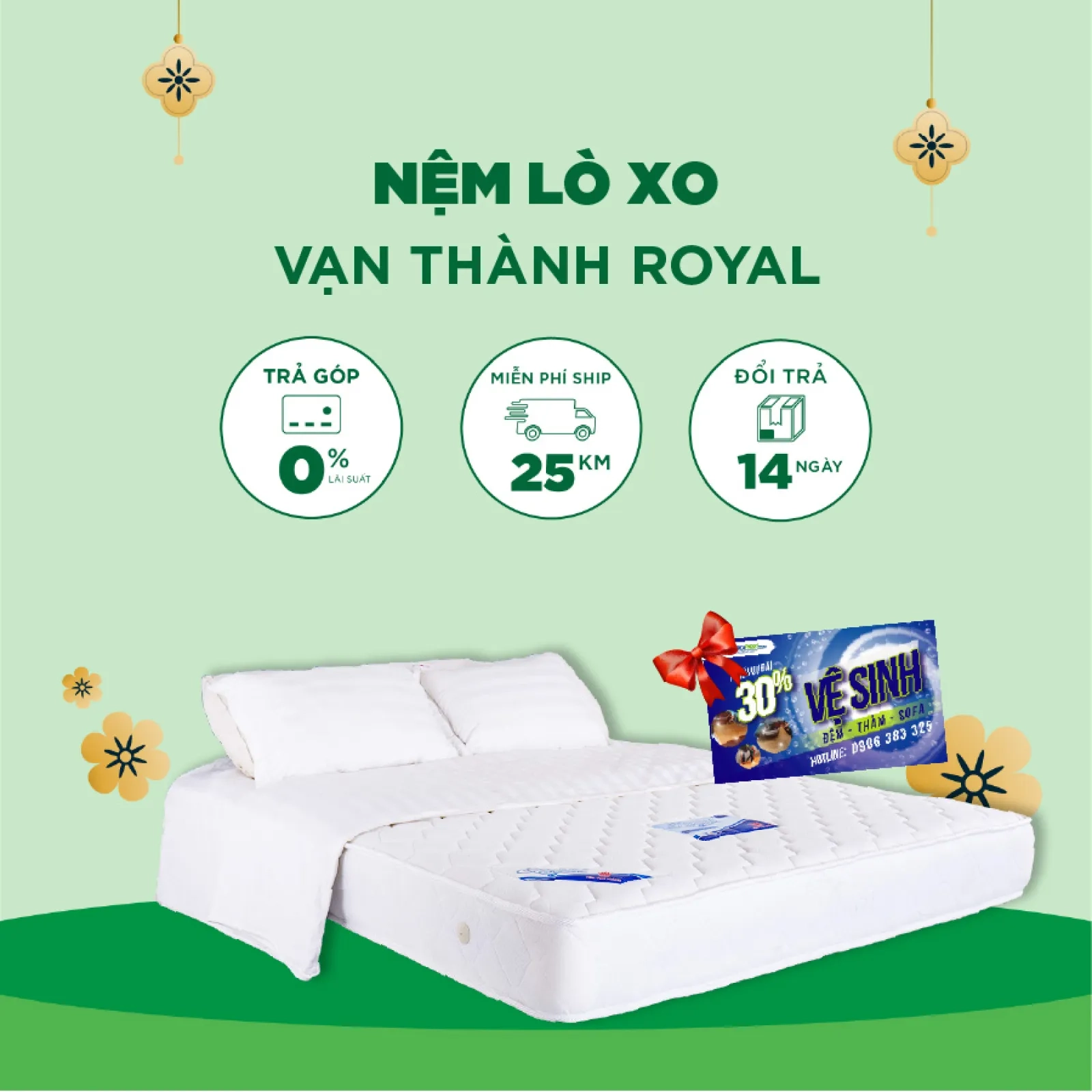 Ảnh sản phẩm Nệm Lò Xo Royal Vạn Thành