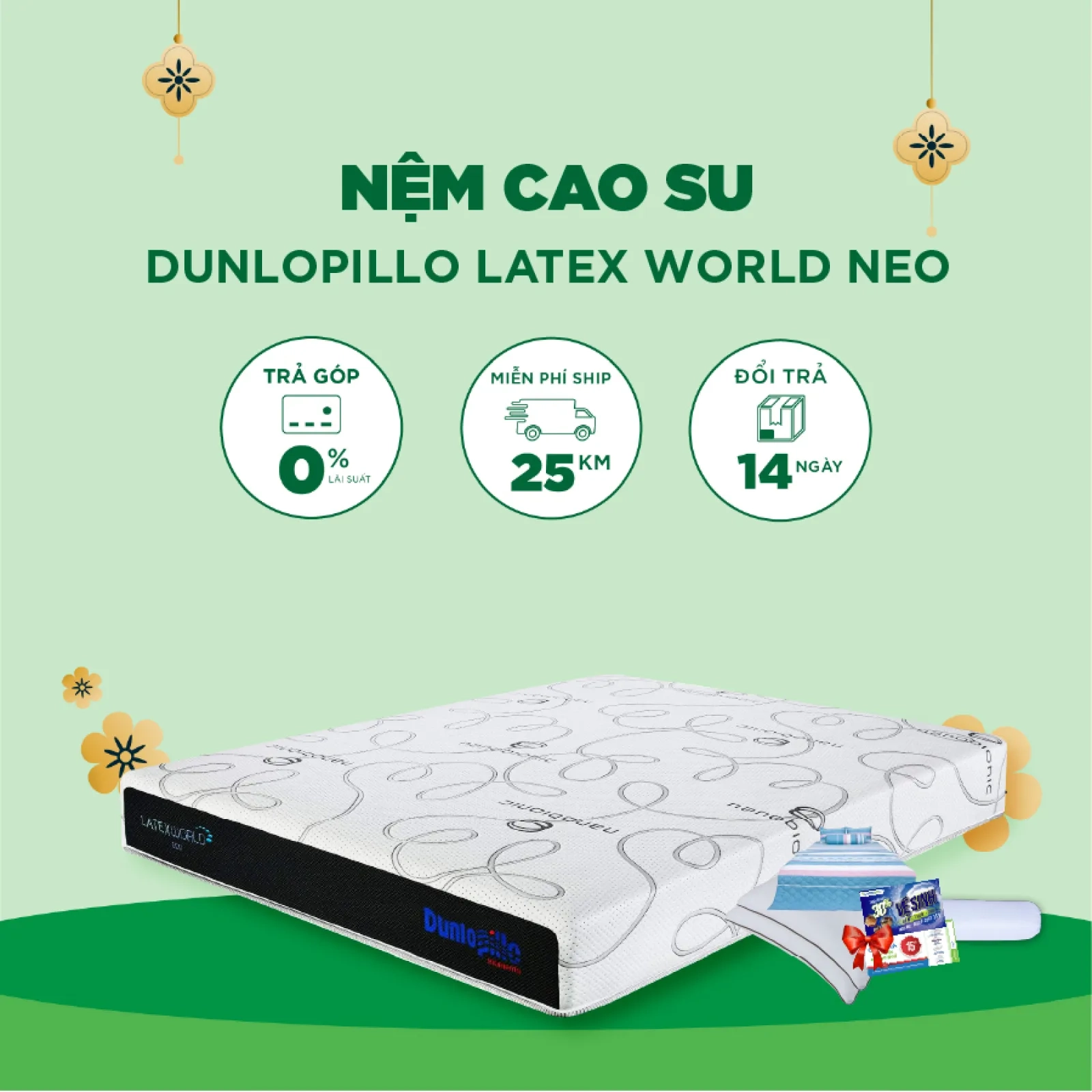 Ảnh sản phẩm Nệm Cao Su Dunlopillo Latex World Neo - 15cm