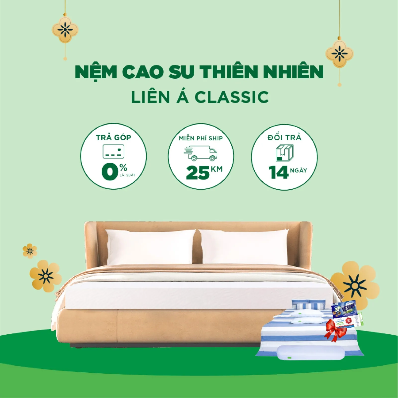 Ảnh sản phẩm Nệm Cao Su Thiên Nhiên Liên Á Classic