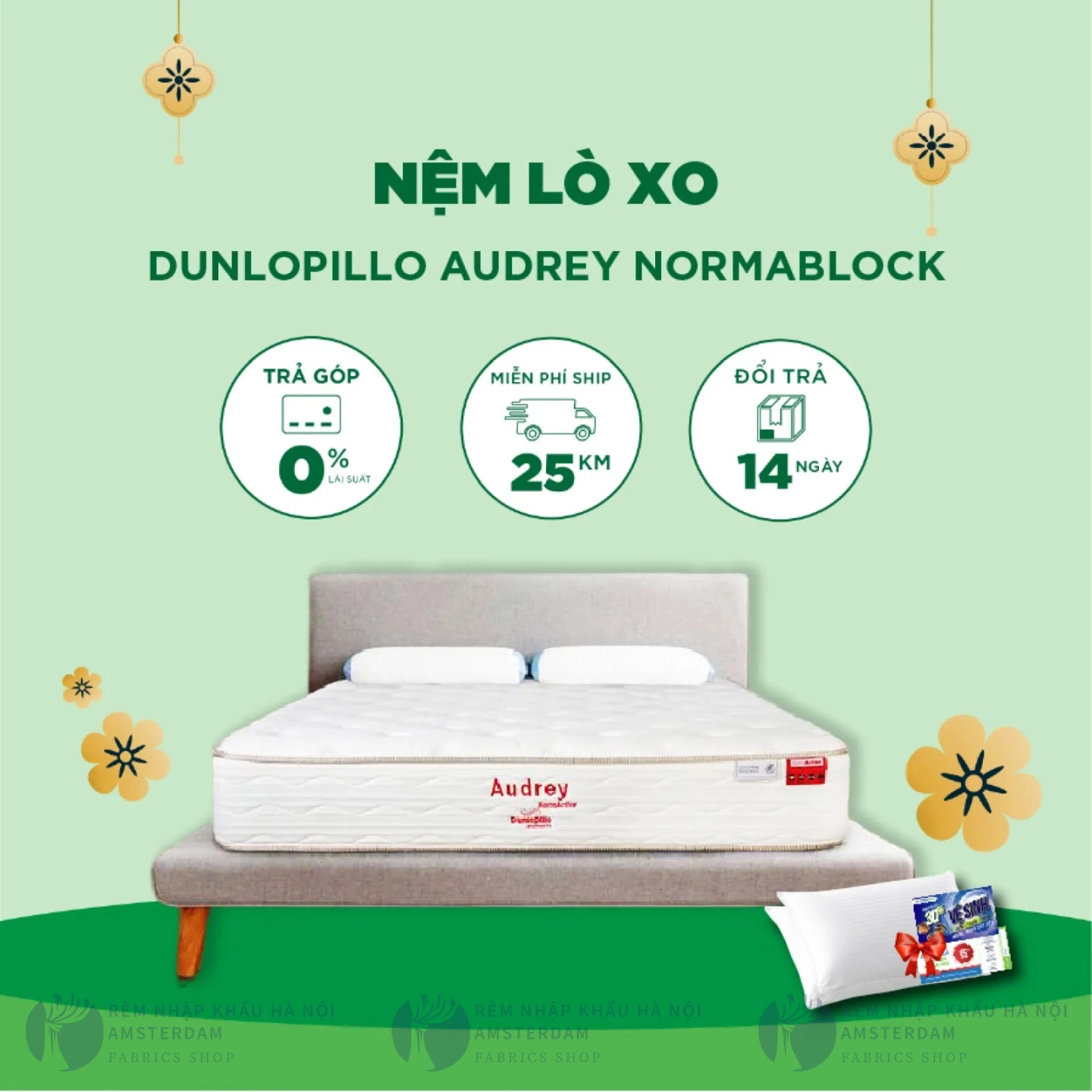 Ảnh sản phẩm Nệm lò xo Dunlopillo Audrey Normablock