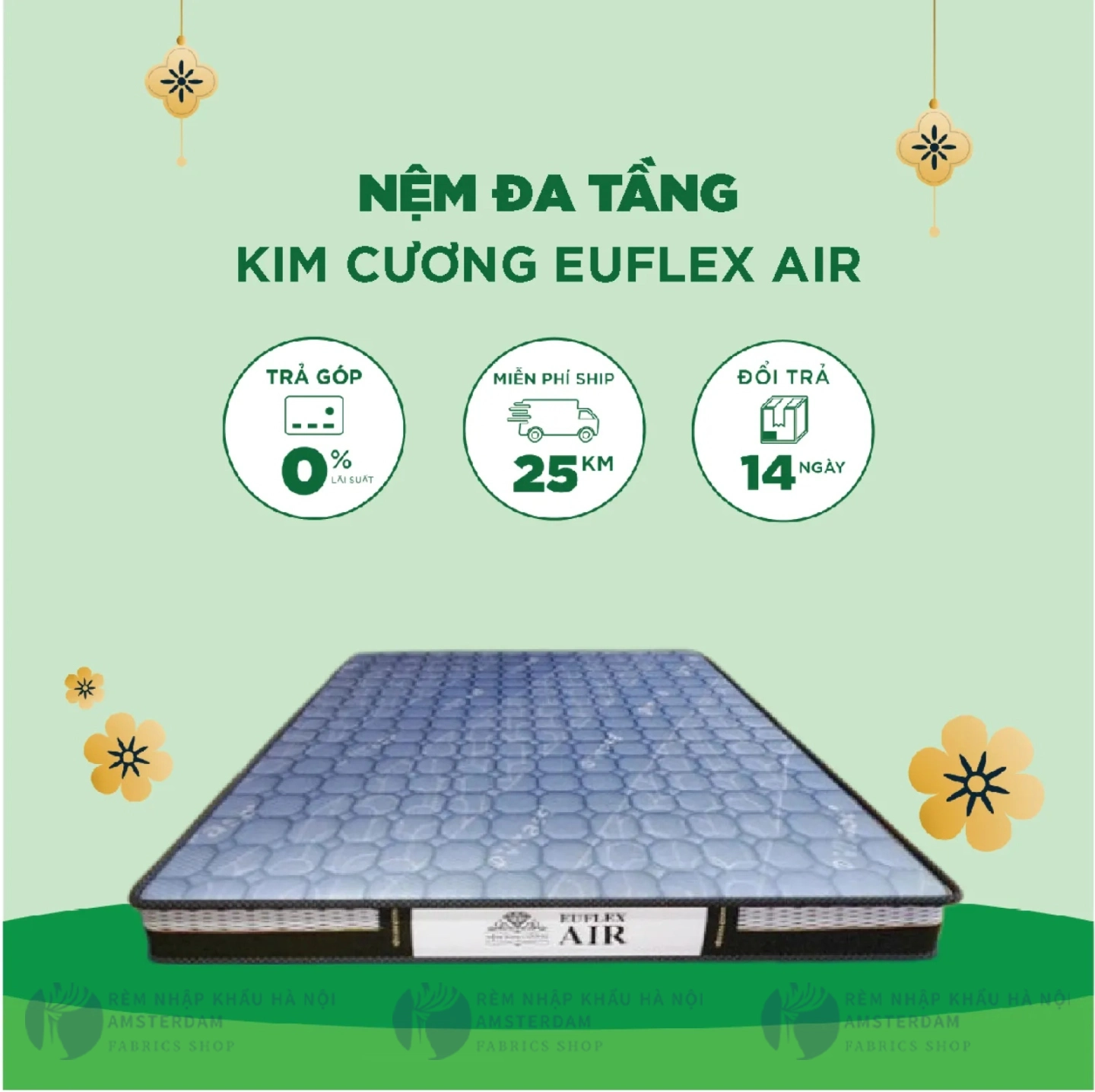 Ảnh sản phẩm Nệm Đa Tầng Kim Cương Euflex Air