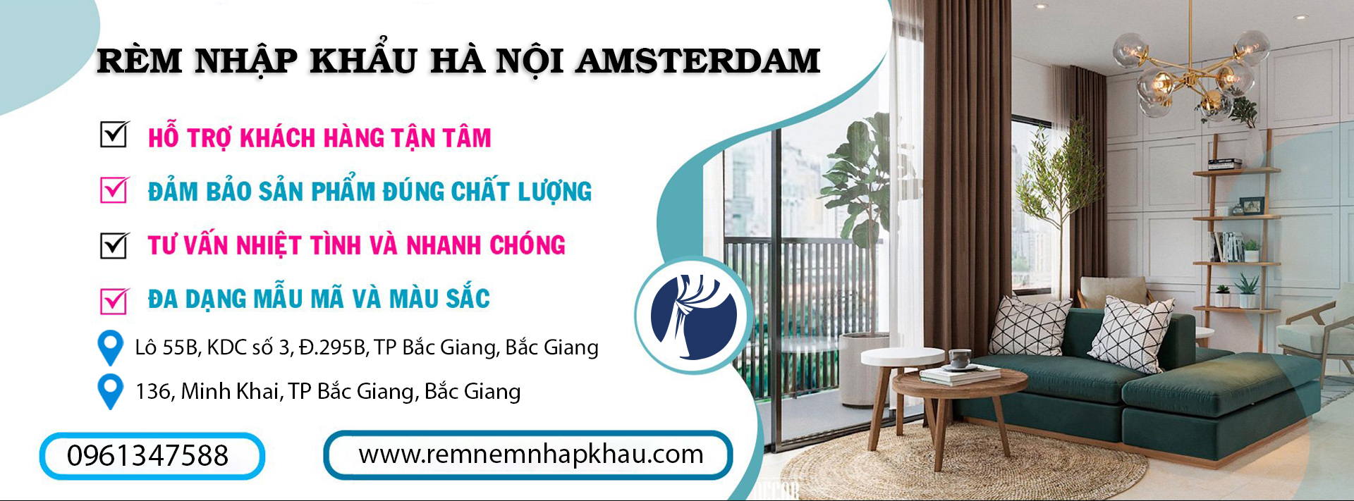 Công ty TNHH Thiết kế nội thất Rèm Hà Nội Amsterdam